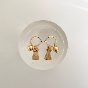 J.Crew Golden Tassel Earrings